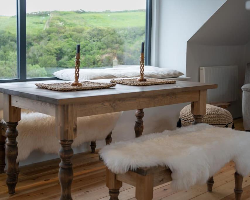 Cliff-Top Cottage On Coast Path W/Panoramic Views Trevine Exterior photo