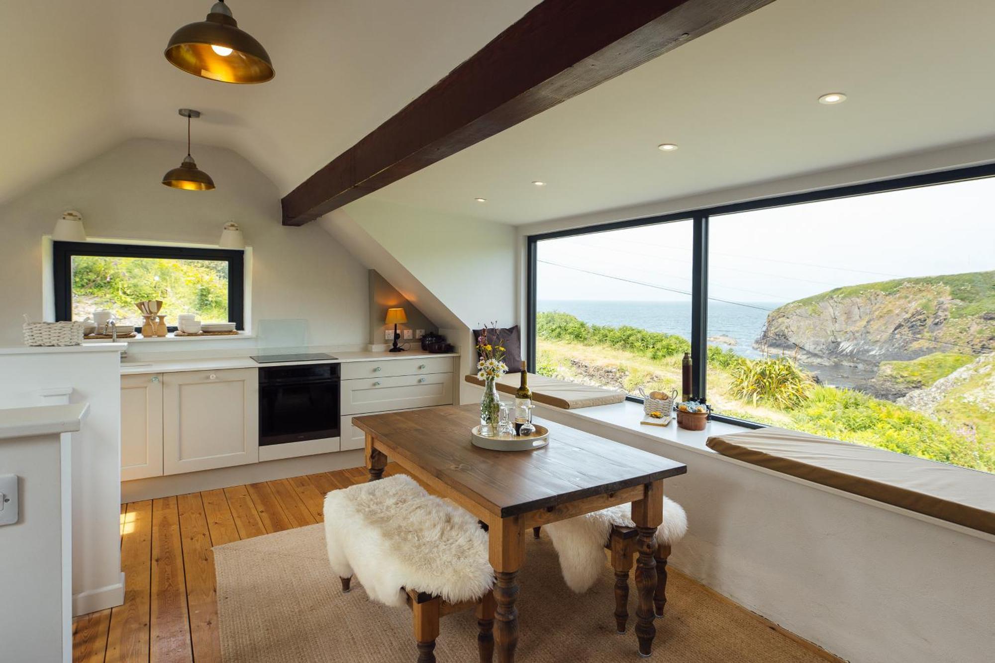 Cliff-Top Cottage On Coast Path W/Panoramic Views Trevine Exterior photo